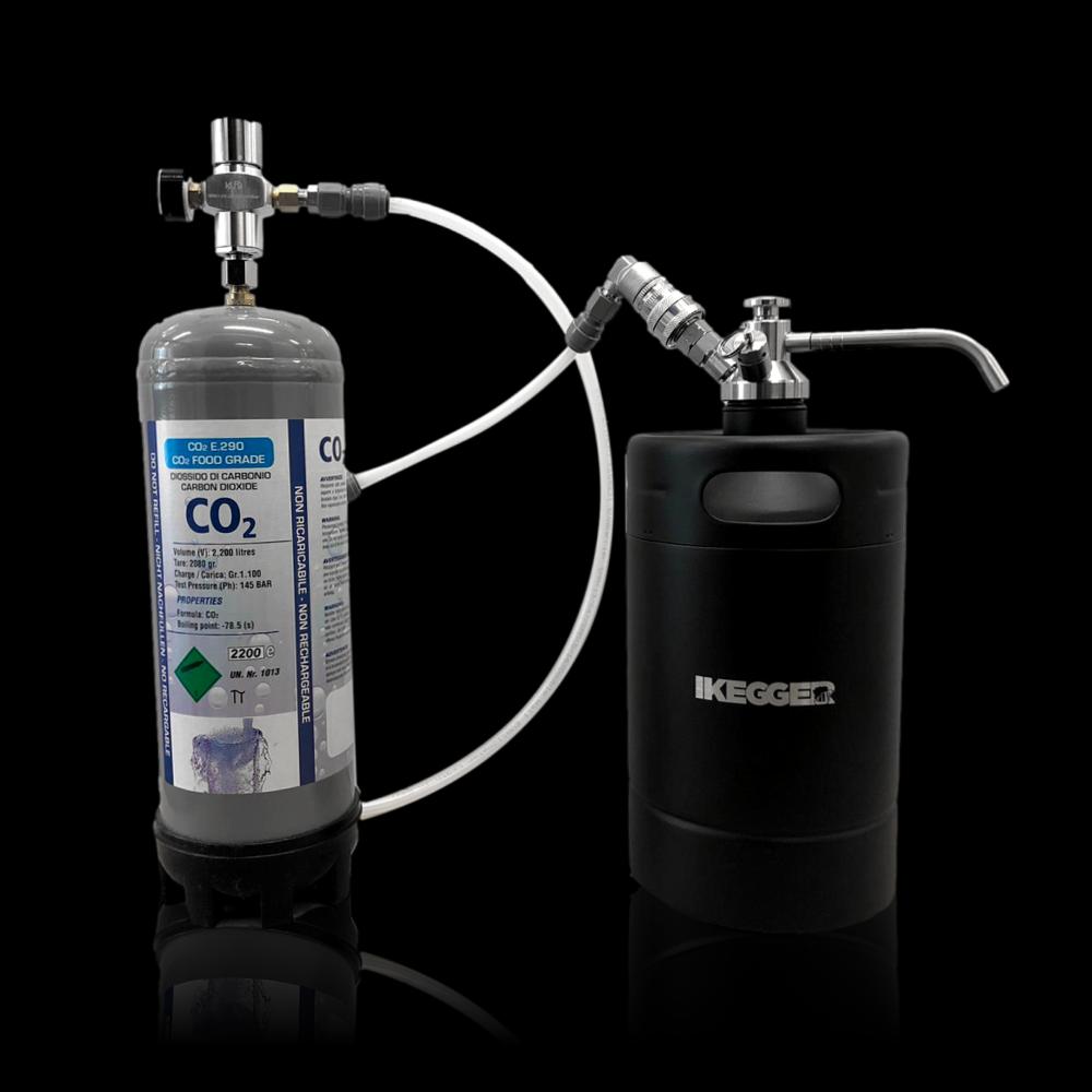 iKegger 2.0 Adapter for 2.2L CO2 & Nitrogen Gas Bottles